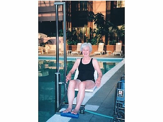 Aquatic Access Automatic 180-Degree Seat Rotation Pool Lift With Anchor | IGAT-180 - Image 2