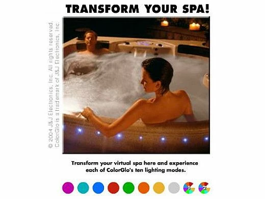 J&J Electronics ColorGlo 9-LED Sparkler Multi-Color Portable Spa Light | LSL-9-1 27042 - Image 2