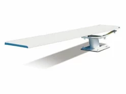 SR Smith Cantilever Jump Stand And Frontier III Board Complete | 6' Radiant White With White Tread | 68-209-5962