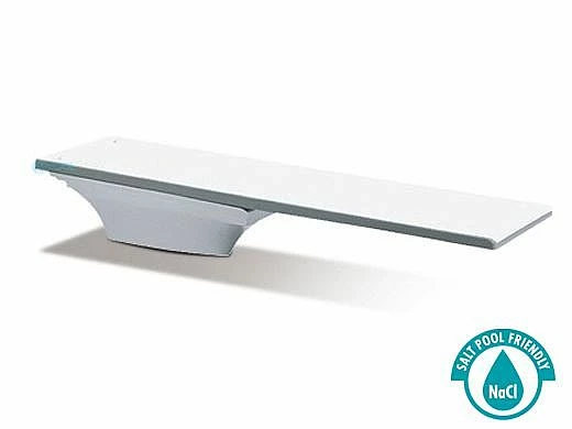 SR Smith Flyte-Deck II Stand And Fibre-Dive Board Complete | 6' Radiant White With White Tread | 68-209-7362