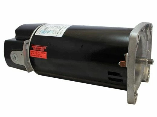Nidec Motor Corp Aqua Shield EZ48 Threaded Shaft C-Flange Pool & Spa Motor | Standard Efficiency | 0.95 THP 115/230 V 56J Frame | AST095