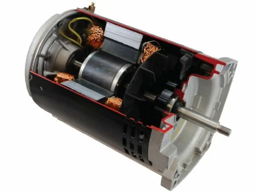 Nidec Motor Corp Aqua Shield EZ48 Threaded Shaft C-Flange Pool & Spa Motor | Standard Efficiency | 0.95 THP 115/230 V 56J Frame | AST095 - Image 2