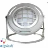 J&J Electronics ColorSplash LED Underwater Fountain Luminaire | With Guard And Base | 12V 10' Cord | LFF-F1C-12-WG-WB-10