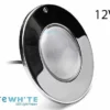 J&J Electronics PureWhite LED Pool Light SwimQuip Series | 12V Equivalent To 500W 30' Cord | LPL-F3W-12-30-PSQ 21126