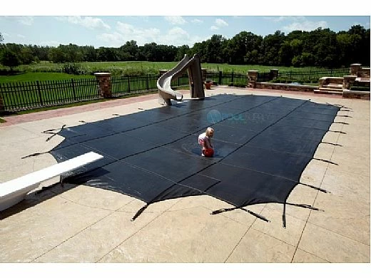 Arctic Armor 30-Year Premium Mesh Left End Step Safety Cover | Rectangle 12' X 24' Green | WS9516 - Image 4