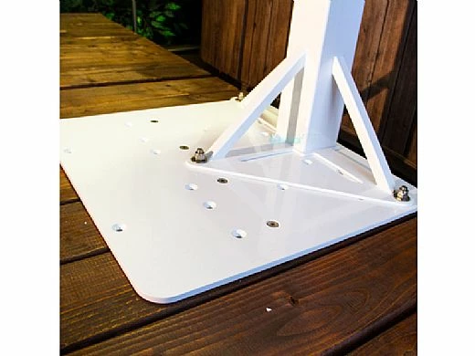 Aqua Creek Spa Lift Elite | No Anchor | White Powder Coat With Blue Seat | F-006SLE - Image 5