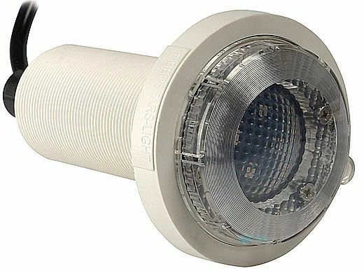 SR Smith Fiberglass White LED Underwater Pool Light | 5W 12V 30' Cord | FLED-W-FG-30