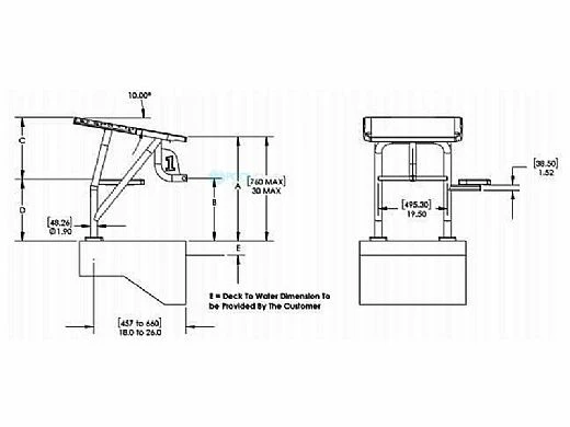 SR Smith Velocity Dual Post Standard Starting Platform With TrueTread And Track Start | VELO-DP-TS-TA - Image 7