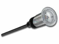 J&J Electronics ColorSplash VU Nicheless RGB-W Series LED Pool And Spa Light Fixture | 8W 12V 30' Cord | LPL-R1CW-12-30 25008