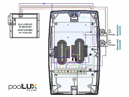 SR Smith PoolLUX Plus2 Dual Wireless Multi-Zone Lighting Control System With Remote | 120 Watt 120V Transformer | PLX-PL2 - Image 4
