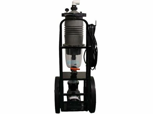 Waterco Ultra-Vac Dual Filtration Portable Cart | 1HP Pump 75 Sq. Ft. MultiCyclone 12 Ultra Cartridge | 16V1275