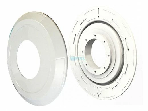 CCEI Lighting Plug-in-Pool System Adaptor And Escutcheon For Pentair, Hayward And Jacuzzi Niches | White | PF10R14U/W