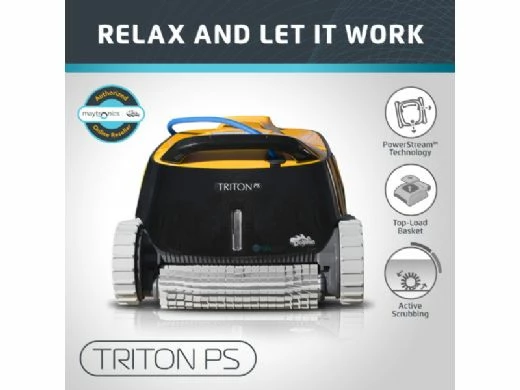 Maytronics Dolphin Triton PS Inground Robotic Pool Cleaner With PowerStream | 99996207-USW - Image 2