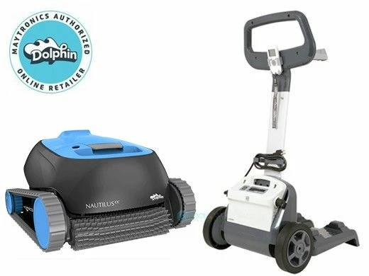 Maytronics Dolphin Nautilus CC Inground Robotic Pool Cleaner With Caddy | 99996113-CADDY
