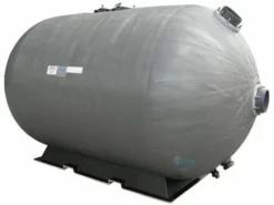Waterco Micron M2500L Commercial Horizontal Sand Filter | 50" X 88" | 27.5 Sq. Ft. | 4" Flange Left | 22290104LNA