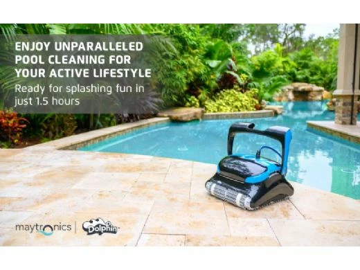 Maytronics Dolphin Nautilus CC Supreme WiFi Connected Robotic Pool Cleaner With Caddy | 99991083-CADDY - Image 6