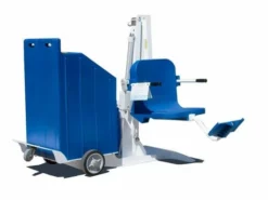 Aqua Creek Pro Pool 2 The Portable 2 Lift | White With Blue Plastic Crate | F-PPP2