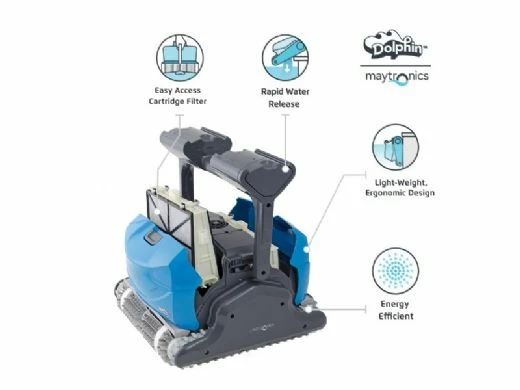 Maytronics Dolphin Oasis Z5i WiFi Connected Robotic Pool Cleaner | 99991079-USI - Image 4