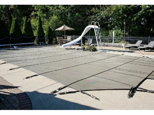 GLI 12-Year Secur-A-Pool Mesh Safety Cover | Rectangle 12' X 24' Tan | 201224RESAPTAN - Image 5
