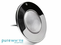 J&J Electronics PureWhite LED Pool Light XI Series | 120V Warm White Equivalent To 500W+ 30' Cord | LPL-F5W-120-30-P27 21163
