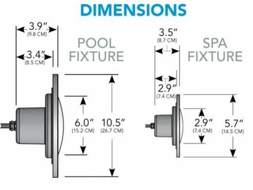 J&J Electronics PureWhite LED Spa Light | 12V Warm White Equivalent To 100W 30' Cord | LPL-S1W-12-30-P27 21020 - Image 2