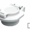 AquaStar Safety Vacuum Lock Wall Fitting 1.5" | White | VLK15T01