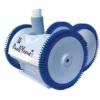 Hayward Poolvergneugen PoolCleaner 4-Wheel Suction Side Cleaner | White Blue Model | W3PVS40JST
