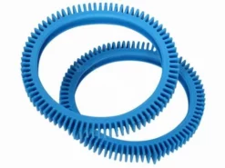 Hayward Poolvergneugen PoolCleaner 3 Fingers Hump Tires | Blue Vinyl | 2-Pack | 896584000-075