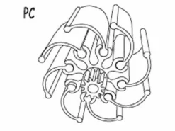 Hayward Poolvergneugen Pressure Turbine Hub / Vane Kit | 896584000-433