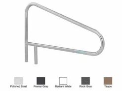 SR Smith 54" Center Grab Stainless Steel Rail With Cross Brace | 304 Grade | .065 Wall Commercial | DMS-103B