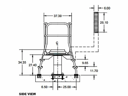 SR Smith Deluxe Tower 1 Meter, Dual Mount | CAT-1M-203D - Image 3