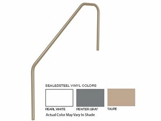 SR Smith 3 Bend 4' Sealed Steel Handrail |Taupe Color | 304 Grade | .049 Wall Residential | 3HR-4-049-VT - Image 3